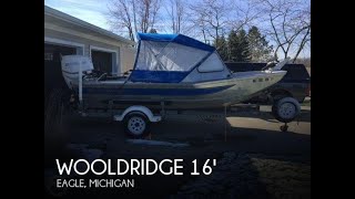 SOLD Used 1998 Wooldridge Alaskan 16 in Eagle Michigan [upl. by Moyna]