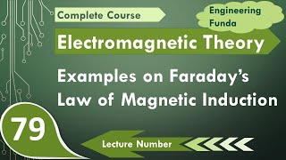 1 Faradays Law of Magnetic Induction Solved Examples  Electromagnetics Theory [upl. by Notyal]