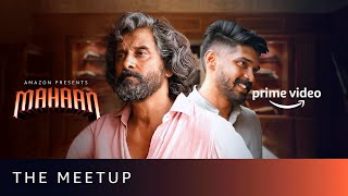 When Gandhi Mahaan Meets Dada  Chiyaan Vikram Dhruv Vikram  Mahaan  Amazon Prime Video [upl. by Akinar]