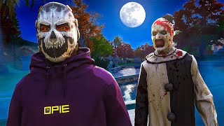 THE TERRIFIER Killer Clown Trolls Me in GTA 5 RP [upl. by Elbart381]