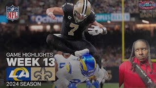 IHateSports React To Los Angeles Rams vs New Orleans Saints Game Highlights  NFL 2024 Season [upl. by Idihc]