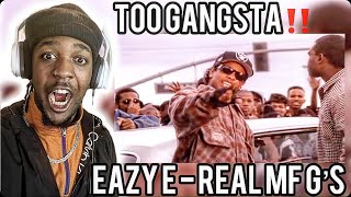 FIRST TIME HEARING Eazy E  Real Muthaphuckkin G’s MUSIC VIDEO REACTION [upl. by Lahpos493]