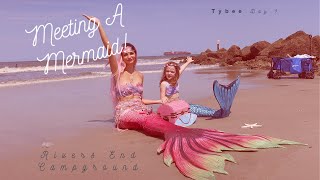 TYBEE TRAVEL VLOG DAY 1 RIVERS END CAMPGROUND MEETING A MERMAID THE CRAB SHACK HUCKAPOOS [upl. by Soigroeg]