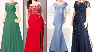 Most Stylish Party Wear Plus Size Long Mermaid Dress Latest New Design for Girls Modern Ladies ideas [upl. by Sirob]