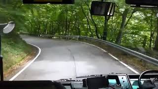 Japanese bus driver bus drift [upl. by Atwekk]