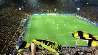 BVB vs Real Madrid  27092016  Westfalenstadion  Tor zum 1  1 durch Aubameyang  LIVE [upl. by Henni]