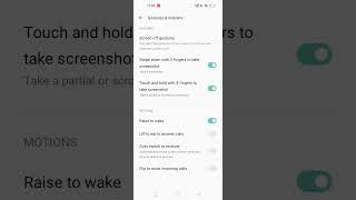 oppo a53  system settings  gesture amp motion  all smartphone [upl. by Brout]