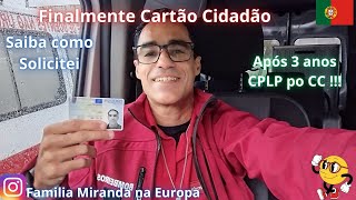 Cartão Cidadão chegou finalmente  após 3 anos  troquei CPLP por CC  portugal EP 144 [upl. by Arihsay]