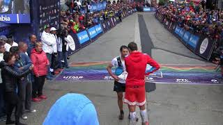 Kilian Jornets 2017 UTMB Finish [upl. by Grevera]