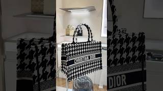 CD Book Tote Houndstooth booktote totebag shoppingbag luxurybag handbags fashionbrand shorts [upl. by Dru]