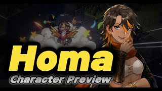 Character Preview Homa from Sword of Convallaria CN [upl. by Neenaj]