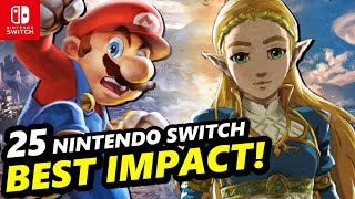 TOP 25 IMPACT Nintendo Switch Games [upl. by Tung73]