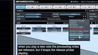 MPowerSynth tutorials  Part 2  Global settings [upl. by Woodhead]