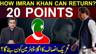 HOW IMRAN KHAN CAN RETURN 20 POINTS  Who will be PTIs next Chairman  Mansoor Ali Khan [upl. by Anizor542]