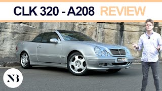 Mercedes CLK 320 W208C208 Convertible inc Buying advice overview and driving 2001 Review [upl. by Beverlie]