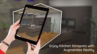 KISTAG  Kitchen Virtual Tour with Augmented Reality  Augmented Reality Experience  Augmented Tour [upl. by Huff10]