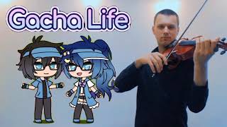 Gacha Life Home Screen Music Violin amp Piano Cover [upl. by Ibrab]