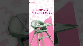 Elevate mealtime with Stokke High Chairs at up to 70 off Style comfort and savings—all in one [upl. by Jenelle]