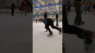 We Got KICKED OUT Of The Ice Rinkshorts iceskating public [upl. by Aerdnaed265]