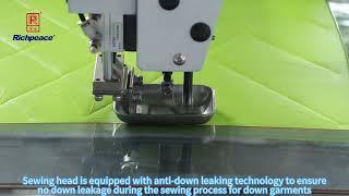 Richpeace Garment Automatic Template Sewing Machine [upl. by Kennett597]