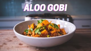 ALOO GOBI  Indian style potatoes and cauliflower in a creamy sauce [upl. by Ytitsahc136]