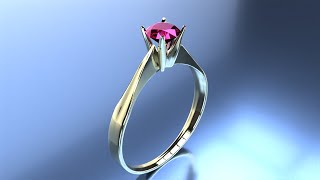 Jewelry Rendering with FluidRay [upl. by Doy]