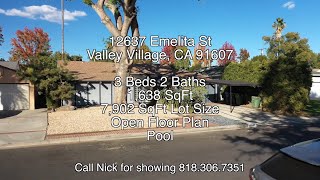 12637 Emelita St  Property Tour  5250  Month [upl. by Leff]