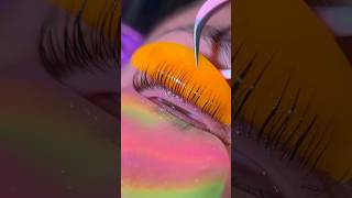 Unveil the beauty of lifted and tinted lashes🧡 lashinspo beautyroutine lashlifttint [upl. by Aisayt]