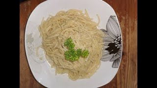 Spaghettis à la carbonara de courgettes [upl. by Llednohs]