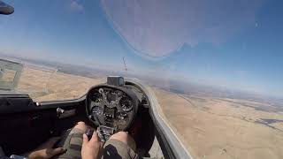 FIRST TIME FLYING A GLIDER Full Lesson  Grob 103  California [upl. by Yasnyl]