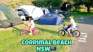 CORRIMAL BEACH TOURIST PARK FILKOR 🇵🇭🇰🇷🇦🇺FAMILY CAMPING [upl. by Necaj]