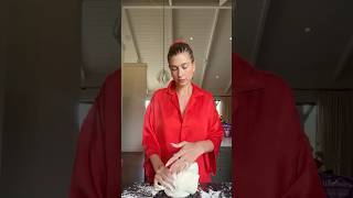 Cooking with hailey ♥️ Hailey bieber New viral video haileybeiber goviral fashion shortscooking [upl. by Sidoeht]