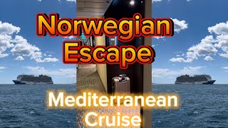 Norwegian Escape  Cabine com varanda  Mediterranean Cruise Vlog2 ncl balcony [upl. by Neda]