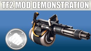 TF2 Mod Weapon Demonstration The Assault Cannon [upl. by Pincince]