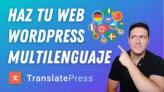 Cómo Traducir un Sitio Web WordPress Automáticamente 🆓 Tutorial TranslatePress [upl. by Wylie]