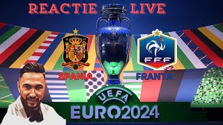 Reactie LIVE  Spania  Franta  EURO 2024 [upl. by Ahseined]