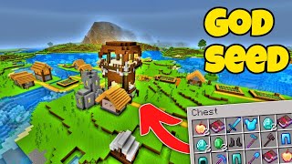 🔥Minecraft village with pillager outpost seed  best survival seeds for minecraft bedrock 120 ⭐ [upl. by Ahseem408]