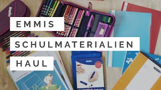 EMMIS SCHULMATERIALIEN  MATERIALIEN HAUL  EINSCHULUNG 2019  NichtnocheinMamiBlog [upl. by Swithbert53]