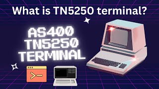 AS400 IBM i terminal what is TN5250  AS400 Tutorial for beginners  Part 5 [upl. by Toblat]