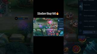 Moskov Easy 1v2🔥 mobilelegends mlbb moskov short [upl. by Ardnoed]