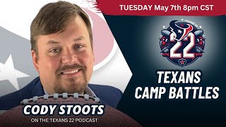 Texans Camp Battles with Cody Stoots [upl. by Lepley]