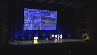 Students present yearlong projects during Disruption Night at Morrison Center [upl. by Eirovi779]