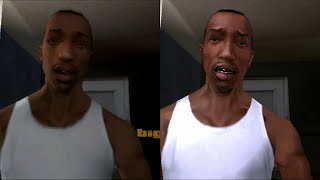 GTA San Andreas  PS2 vs PS3  HD 720p [upl. by Yanttirb645]