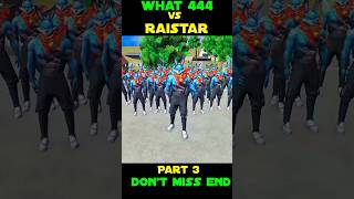 What 444 vs Raistar freefire 3dnimation sorts [upl. by Adlaremse911]