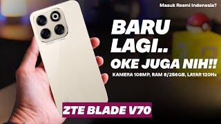 BARU LAGI ZTE BLADE V70 RESMI RILIS  SPESIFIKASI LENGKAP DAN HARGA [upl. by Sokul699]