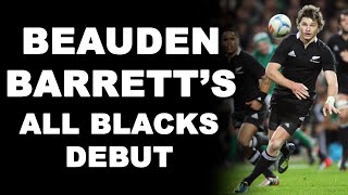 Beauden Barretts All Blacks debut [upl. by Karli]