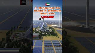 Топ10 крупнейших солнечных электростанций в мире😍Top 10 Largest Solar Power Plants in the World 🌍❤ [upl. by Sunda]