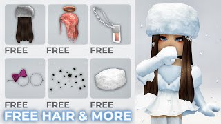 HURRY GET NEW ROBLOX FREE ITEMS amp HAIRS  UPDATES [upl. by Ahseka]