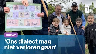 Moestuinman promoot dialect met een groen leesplankje 🗣🌱  L1 Nieuws [upl. by Brade]