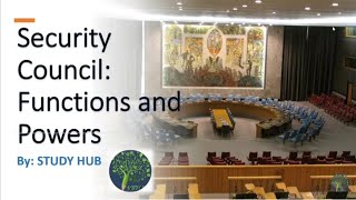 UN security Council  Powers and functions  criticism and reforrms  CSS international Relations [upl. by Miharba]